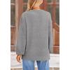 imagePRETTYGARDEN Womens 2025 Fall Sweaters Casual Crew Neck Long Sleeve Pullover Tops Ribbed Knit Loose Fit Winter ClothesGrey