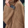 imagePRETTYGARDEN Womens 2025 Fall Turtleneck Oversized Sweaters Long Sleeve Chunky Knit Pullover Tops Winter Fashion ClothesCamel