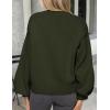 imagePRETTYGARDEN Womens 2025 Winter Cardigan Sweaters Trendy Chunky Knit Long Sleeve Button Up Casual Warm Fall Jackets CoatsArmy Green