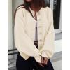 imagePRETTYGARDEN Womens 2025 Winter Cardigan Sweaters Trendy Chunky Knit Long Sleeve Button Up Casual Warm Fall Jackets CoatsBeige
