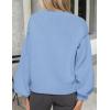 imagePRETTYGARDEN Womens 2025 Winter Cardigan Sweaters Trendy Chunky Knit Long Sleeve Button Up Casual Warm Fall Jackets CoatsBlue