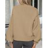 imagePRETTYGARDEN Womens 2025 Winter Cardigan Sweaters Trendy Chunky Knit Long Sleeve Button Up Casual Warm Fall Jackets CoatsKhaki
