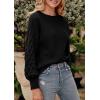 imagePRETTYGARDEN Womens Fall 2025 Pullover Sweater Casual Long Sleeve Loose Chunky Knit Tops Blouse Winter Fashion ClothingBlack