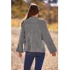 imagePRETTYGARDEN Womens Fall Oversized Pullover Sweaters Casual Crewneck Long Sleeve Chunky Cable Knit Tops Winter ClothingGrey