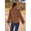 imagePRETTYGARDEN Womens Fall Oversized Pullover Sweaters Casual Crewneck Long Sleeve Chunky Cable Knit Tops Winter ClothingKhaki