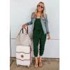 imagePRETTYGARDEN Womens Jumpsuit Casual Summer Romper 2025 Sleeveless Tank Lounge Cruise Airport Outfits Vacation ClothesDark Green