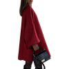 imagePRETTYGARDEN Womens Long Cardigan Sweaters 2025 Fall Trendy Oversized Knit Open Front Jacket Coats Winter Clothes OuterwearBurgundy