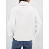 imagePRETTYGARDEN Womens Turtleneck Long Sleeve Sweater 2025 Fall Trendy Loose Fit Casual Tops Chunky Knit Pullover SweatersWhite
