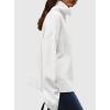 imagePRETTYGARDEN Womens Turtleneck Long Sleeve Sweater 2025 Fall Trendy Loose Fit Casual Tops Chunky Knit Pullover SweatersWhite