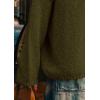 imagePRETTYGARDEN Womens Turtleneck Long Sleeve Sweater 2025 Fall Trendy Loose Fit Knit Tops Oversized Pullover SweatersArmy Green