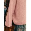 imagePRETTYGARDEN Womens Turtleneck Long Sleeve Sweater 2025 Fall Trendy Loose Fit Knit Tops Oversized Pullover SweatersPink