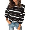 Narrow Striped Black
