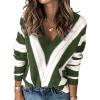 Striped Army Green