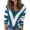 Striped Denim Blue