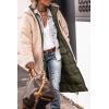 imagePRETTYGARDEN Womens 2025 Winter Fashion Clothes Oversized Shearling Fleece Long Coats JacketsArmy Green