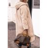 imagePRETTYGARDEN Womens 2025 Winter Fashion Clothes Oversized Shearling Fleece Long Coats JacketsGrey Blue
