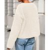 imagePRETTYGARDEN Womens 2025 Winter Faux Fur Coats Fuzzy Fleece Cropped Jackets Buttons Warm Casual Trendy Fall Fashion ClothesWhite