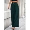 imagePRETTYGARDEN Womens Fall Wide Leg Trousers 2025 High Elastic Waist Loose Pleated Long Flowy Palazzo Work Pants with PocketsDark Green