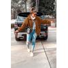 imagePRETTYGARDEN Womens Fashion Winter Coats Sherpa Fleece Faux Fur Shearling Oversized Trendy Jackets Warm Outerwear ClothingGolden