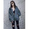imagePRETTYGARDEN Womens Fashion Winter Coats Sherpa Fleece Faux Fur Shearling Oversized Trendy Jackets Warm Outerwear ClothingGrey Blue