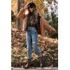 imagePRETTYGARDEN Womens Fashion Winter Coats Sherpa Fleece Faux Fur Shearling Oversized Trendy Jackets Warm Outerwear ClothingKhaki