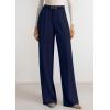 imagePRETTYGARDEN Womens Wide Leg Dress Pants 2025 Business Casual Flowy Work Palazzo Pants High Waisted Slacks TrousersNavy