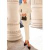 imagePRETTYGARDEN Sweater Dresses for Women 2025 Fall Bell Long Sleeve Crew Neck Bodycon Maxi Dress Winter Ribbed Knit OutfitsBeige