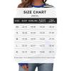 imagePRETTYGARDEN Womens Striped Oversized Sweatshirt Color Block Crew Neck Long Sleeve Casual Loose Pullover Top Y2K ClothesRed Navy