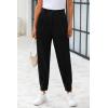 imagePRETTYGARDEN Womens Dress Pants Business Casual 2025 Trendy High Waisted Ankle Length Dressy Trousers Slacks Work ClothesBlack
