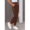 imagePRETTYGARDEN Womens Dress Pants Business Casual 2025 Trendy High Waisted Ankle Length Dressy Trousers Slacks Work ClothesCoffee