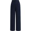 imagePRETTYGARDEN Womens Dressy Casual Dress Pants 2025 Fall Straight Leg High Elastic Waisted Stretch Trouser SlacksNavy