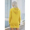 imagePRETTYGARDEN Womens Hooded Sweatshirt Fall Fashion Drawstring Lightweight Long Sleeve Pullover Hoodie DressYellow