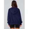imagePRETTYGARDEN Womens Zip Up Y2K Hoodies 2025 Fall Fashion Long Sleeve Hooded Fleece Sweatshirts Casual Jacket Winter ClothesNavy Blue