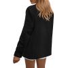 imagePRETTYGARDEN Blazers for Women Business Casual Outfits 2025 Fall Open Front Long Sleeve Suit Jackets Office Work ClothesBlack