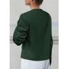 imagePRETTYGARDEN Women Blazers Business Casual Outfits 2025 Fall Fashion Long Sleeve Professional Office Work Suit Jacket ClothesDark Green