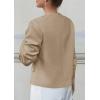 imagePRETTYGARDEN Women Blazers Business Casual Outfits 2025 Fall Fashion Long Sleeve Professional Office Work Suit Jacket ClothesLight Khaki