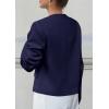 imagePRETTYGARDEN Women Blazers Business Casual Outfits 2025 Fall Fashion Long Sleeve Professional Office Work Suit Jacket ClothesNavy