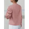 imagePRETTYGARDEN Women Blazers Business Casual Outfits 2025 Fall Fashion Long Sleeve Professional Office Work Suit Jacket ClothesPink