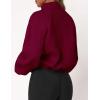 imagePRETTYGARDEN Womens 2025 Winter Fleece Sherpa Jacket Trendy Long Sleeve Zip Up Cropped Warm Coat Fall Fashion Workout ClothesBurgundy