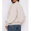 imagePRETTYGARDEN Womens Quilted Bomber Jacket Fall Fashion 2025 Lightweight Cropped Zip up Outerwear Winter Puffer Coats PocketsBeige