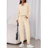 imagePRETTYGARDEN Womens Fall 2 Piece Lounge Sets Zip Up Sweatshirt Jogger Pants Sweat Track Suits Travel Outfit Winter ClothingApricot