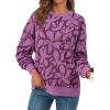 imagePRETTYGARDEN Graphic Sweatshirts for Women Crewneck Floral Print Long Sleeve Pullover Y2K Tops 2025 Fall Casual Cute ClothesFloral Purple