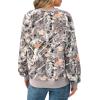 imagePRETTYGARDEN Graphic Sweatshirts for Women Crewneck Floral Print Long Sleeve Pullover Y2K Tops 2025 Fall Casual Cute ClothesGray Floral
