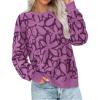 imagePRETTYGARDEN Graphic Sweatshirts for Women Crewneck Floral Print Long Sleeve Pullover Y2K Tops 2025 Fall Casual Cute ClothesFloral Purple