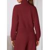 imagePRETTYGARDEN Womens 2 Piece Outfits Sweatsuits 2025 Fall Full Zip Sweatshirts Workout Pants Matching Lounge Sets TracksuitsBurgundy