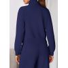imagePRETTYGARDEN Womens 2 Piece Outfits Sweatsuits 2025 Fall Full Zip Sweatshirts Workout Pants Matching Lounge Sets TracksuitsNavy Blue