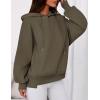 imagePRETTYGARDEN Womens 2025 Fall Fashion Oversized Hoodies Sweatshirt Fleece Long Sleeve Going Out Tops Trendy Winter ClothingArmy Green
