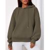 imagePRETTYGARDEN Womens 2025 Fall Fashion Oversized Hoodies Sweatshirt Fleece Long Sleeve Going Out Tops Trendy Winter ClothingArmy Green