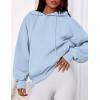 imagePRETTYGARDEN Womens 2025 Fall Fashion Oversized Hoodies Sweatshirt Fleece Long Sleeve Going Out Tops Trendy Winter ClothingLight Blue