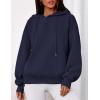 imagePRETTYGARDEN Womens 2025 Fall Fashion Oversized Hoodies Sweatshirt Fleece Long Sleeve Going Out Tops Trendy Winter ClothingNavy Blue